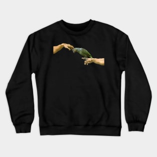 Michelangelo's Blue Fronted Amazon Crewneck Sweatshirt